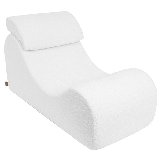 Sitzsack Wave Lounger Bouclé - creme/weiss