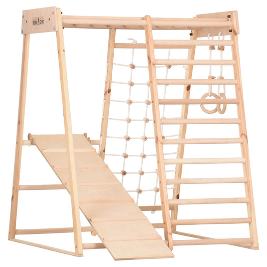 Kids CLASSIC Indoor-Spielplatz mit Kletternetz und Rutsche