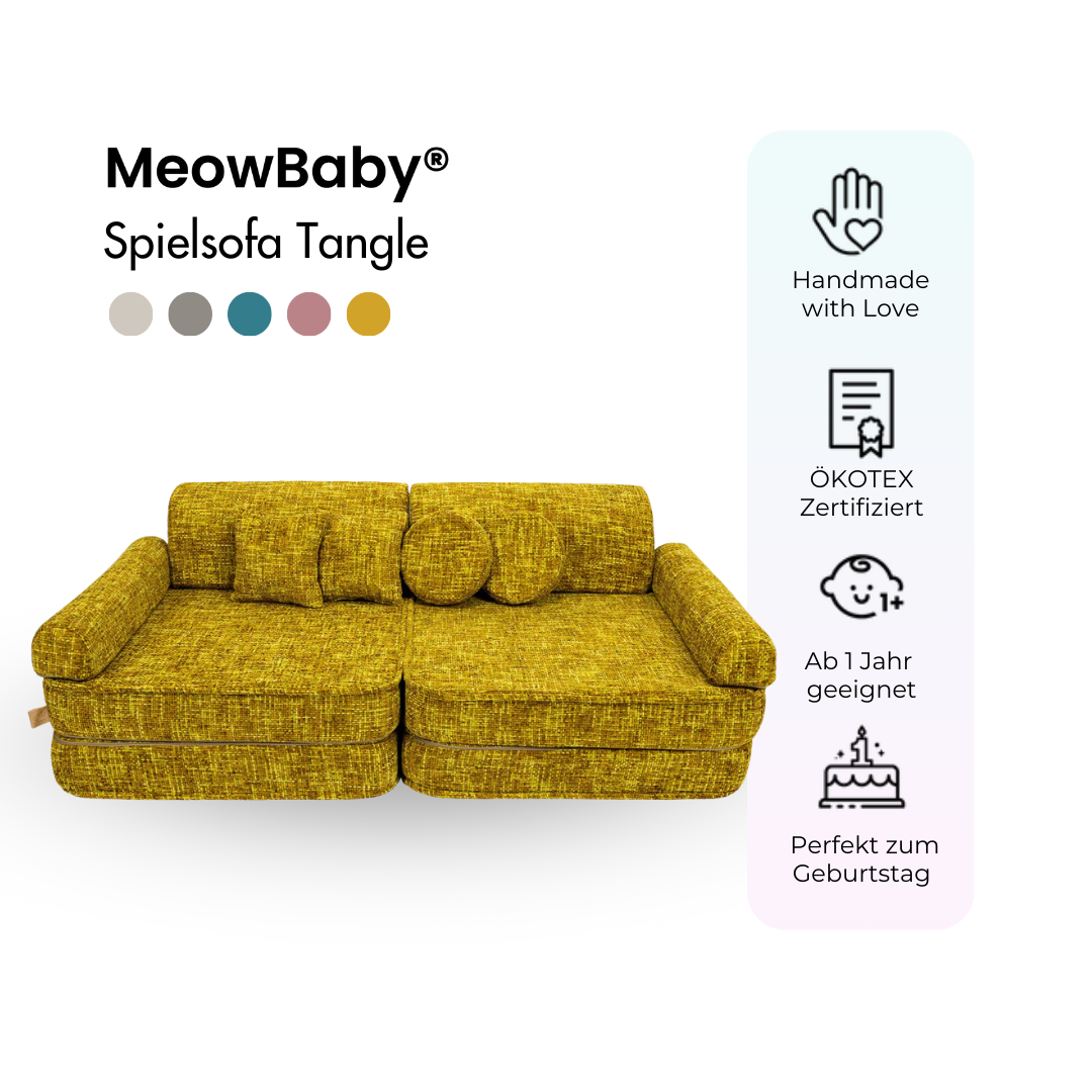 Tangle Play Sofa - Cozy Chenille Edition