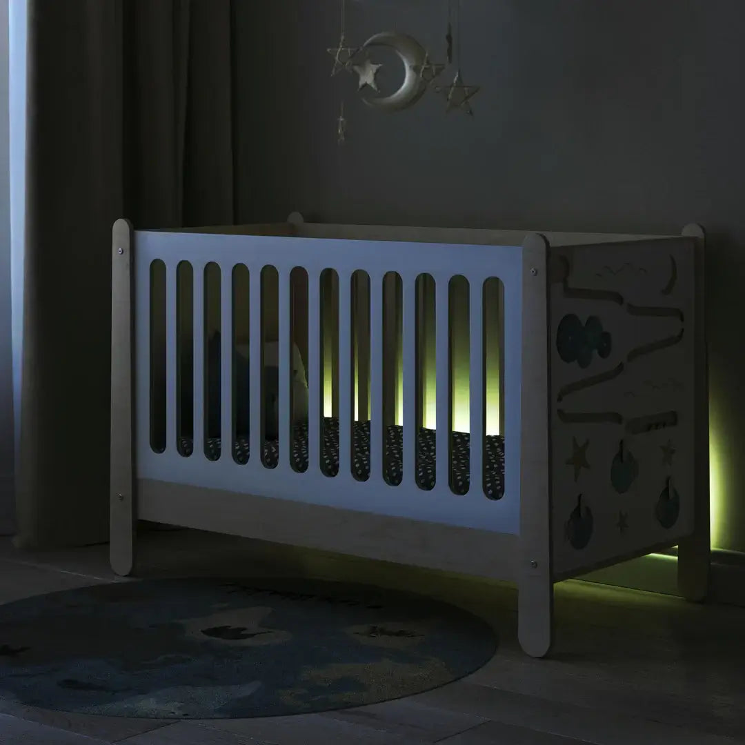 Mitwachsendes Kinderbett LILU für langen Gebrauch