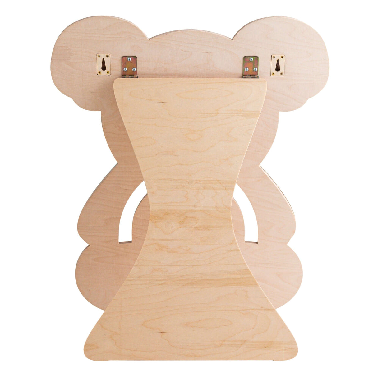 Rückseite des Motorikbretts Kuno Koala aus Holz