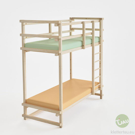Etagenbett aus Holz - extra hoch