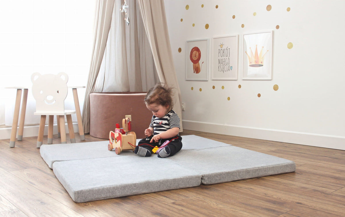 Velvet Play Mat, Square, 120 x 120 cm