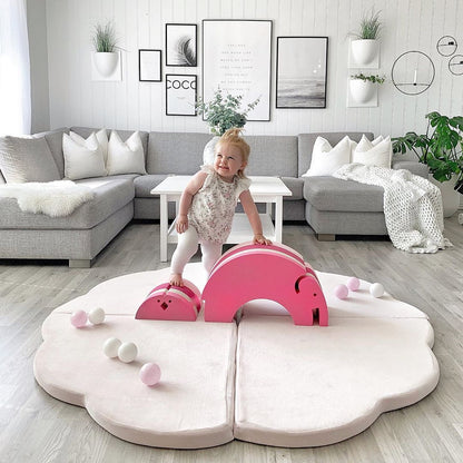 Spielmatte Wolke Velvet 160x160cm