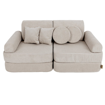 Mini Max Corduroy Play Sofa Premium – Slim Cord Edition