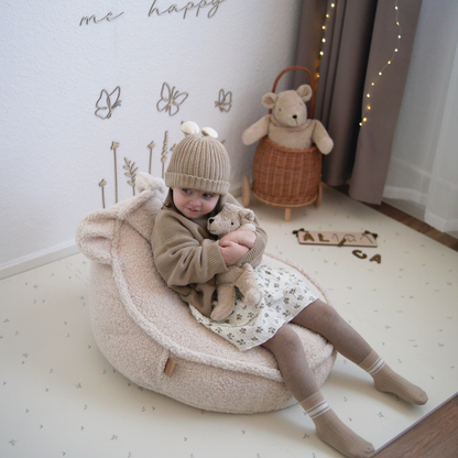 Children’s Chair Bearly Bear Bean Bag – Soft Teddy Edition