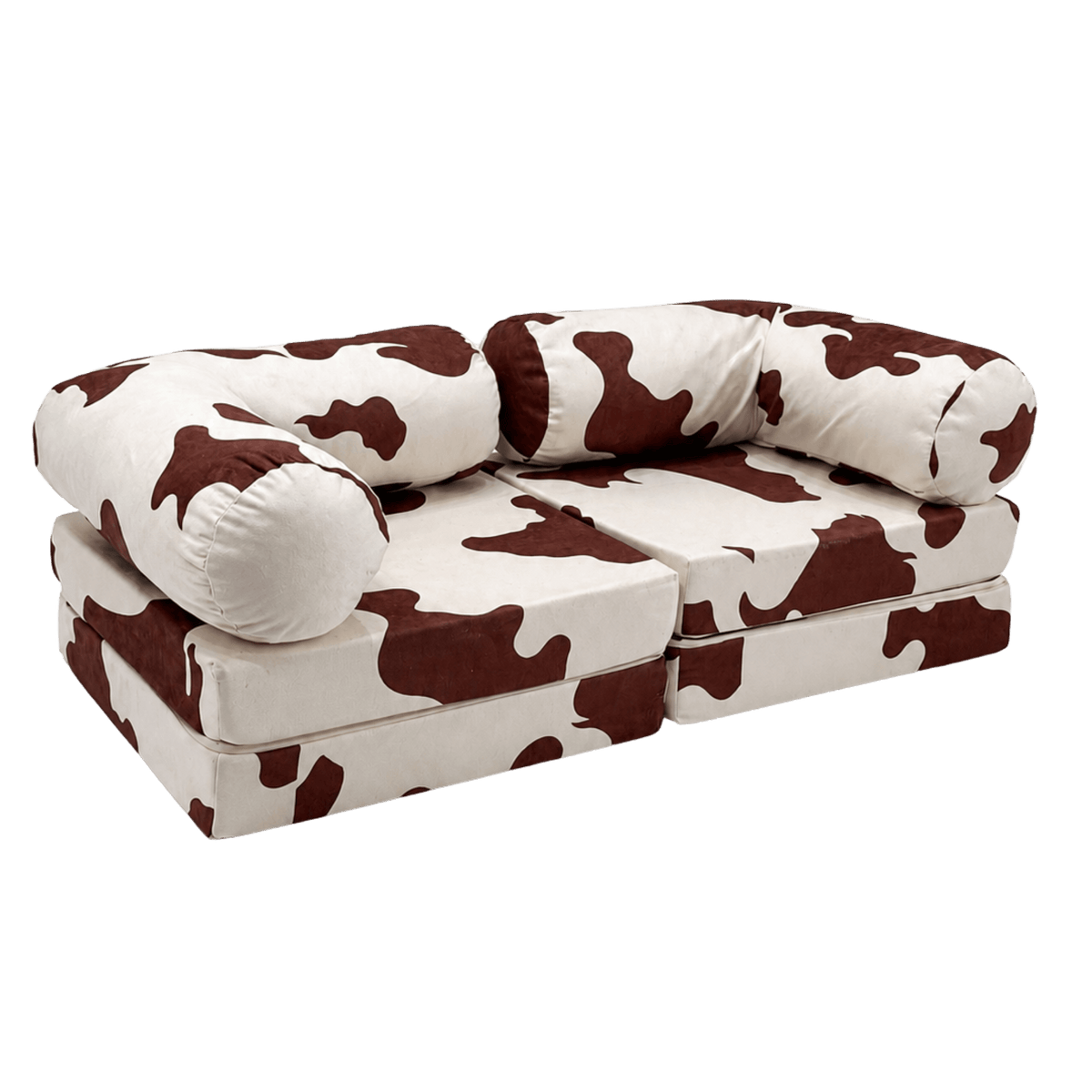 Modulares Kindersofa Kuh – 2-in-1 Spielsofa und Liege