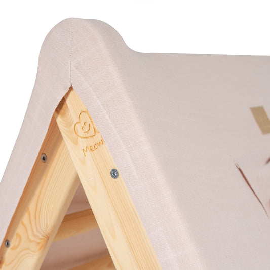 House with folding children’s ladder, 60 × 61 cm