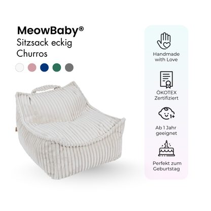 Children's square Churros bean bag