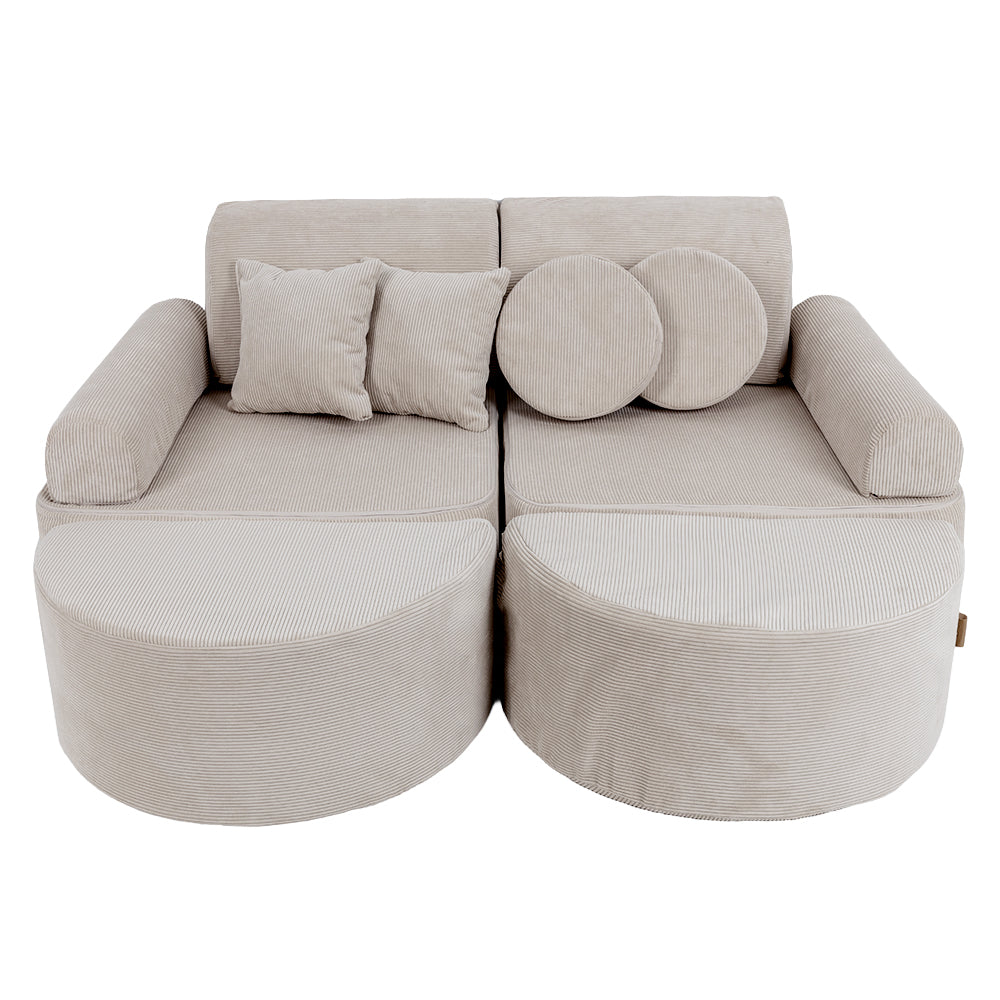 Mini Max Corduroy Play Sofa Premium – Slim Cord Edition