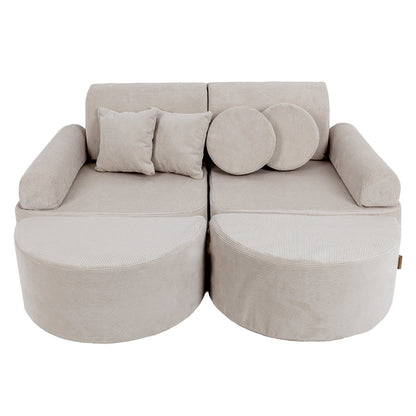 Mini Max Corduroy Play Sofa Premium – Slim Cord Edition