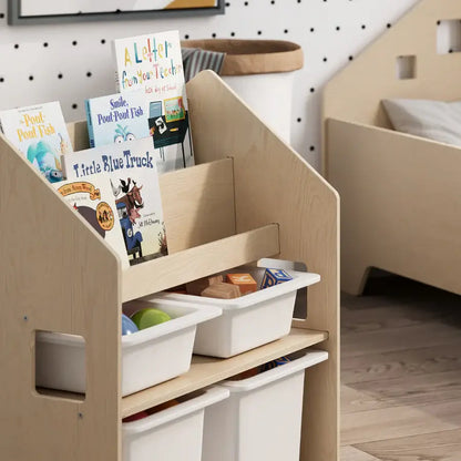 2in1-Kinderregal als flexibles Aufbewahrungsmöbel