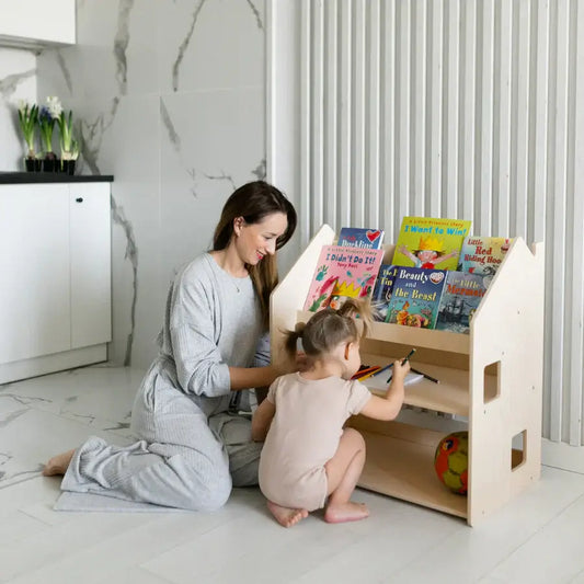 2in1-Kinderregal aus Holz von Busykids