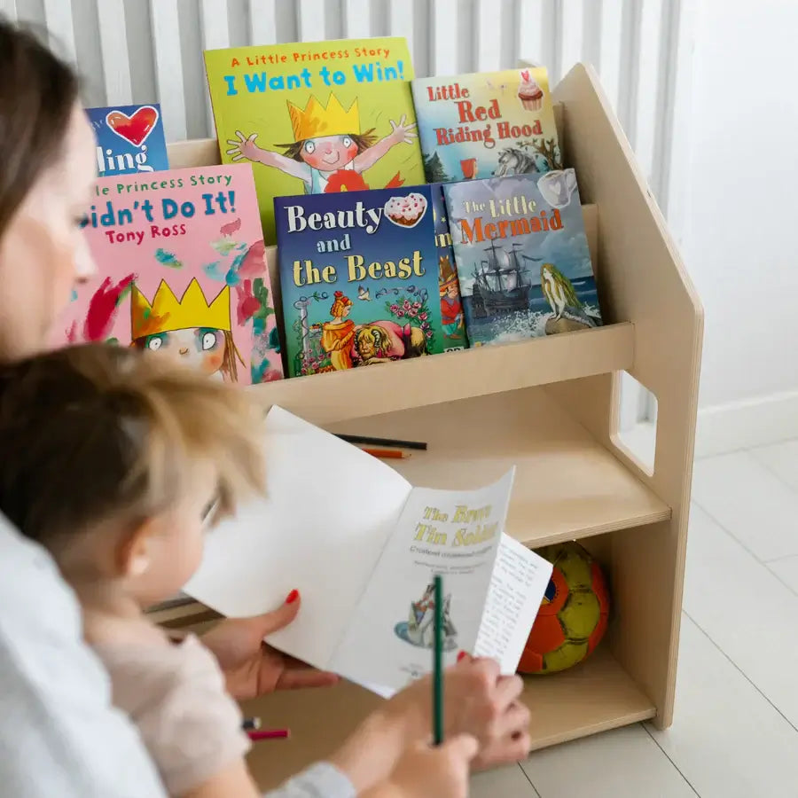 Wandelbares 2in1-Kinderregal für das Kinderzimmer