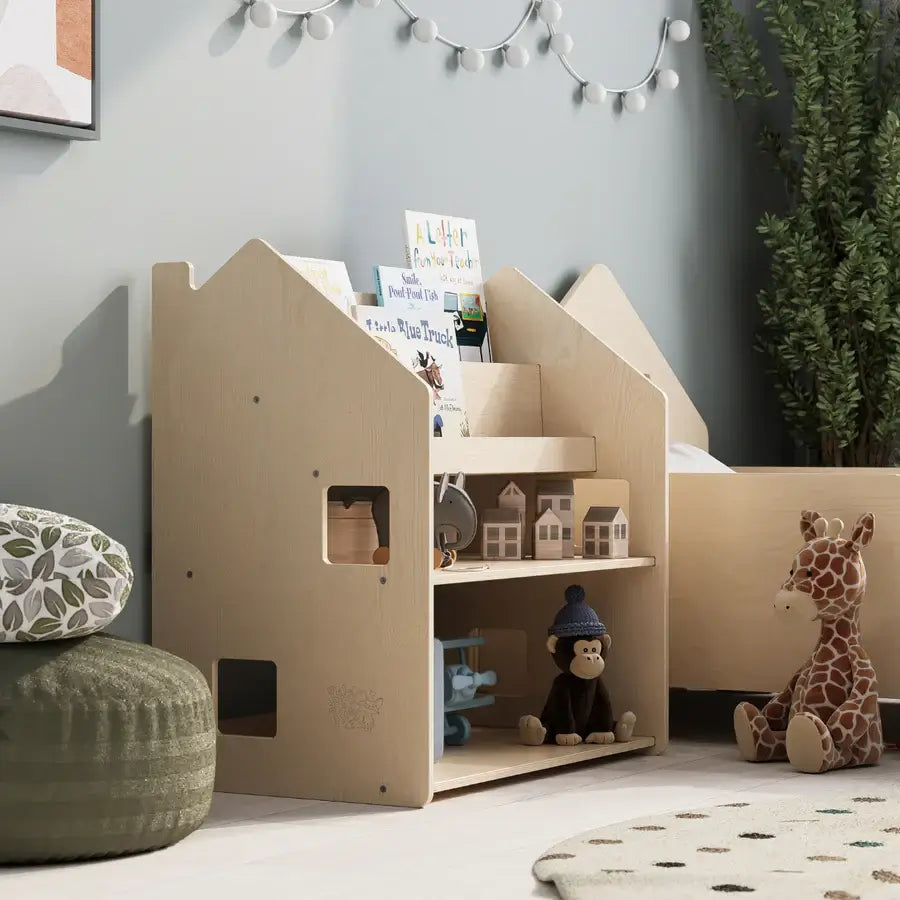 2in1-Kinderregal zum Aufräumen für Kinder