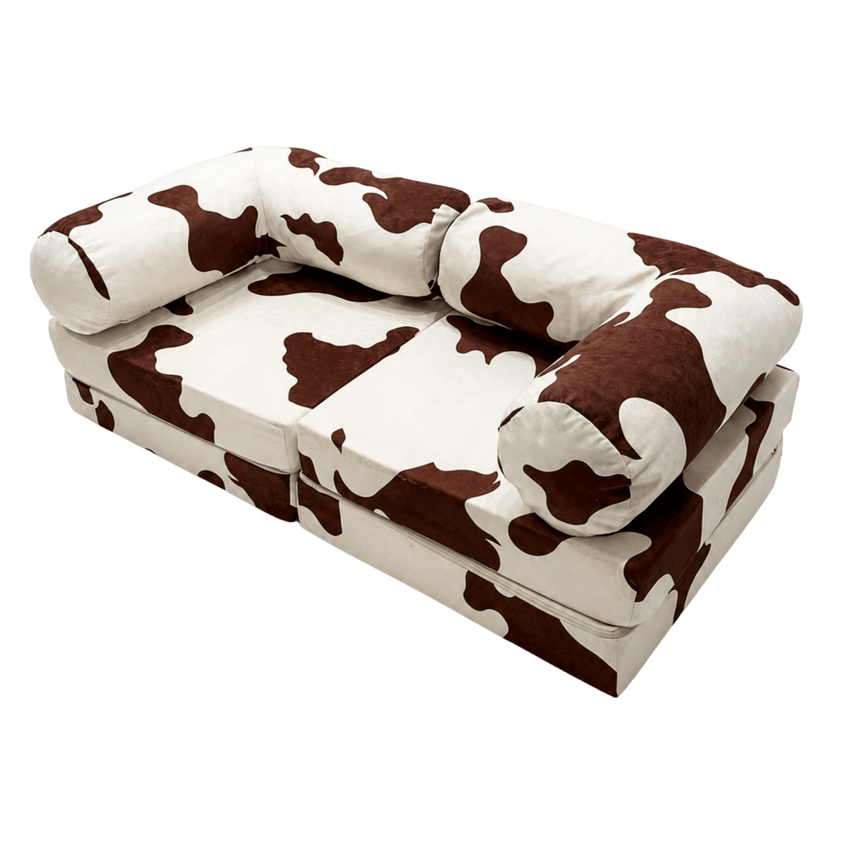 Modulares Kindersofa Kuh – als Sofa aufgebaut