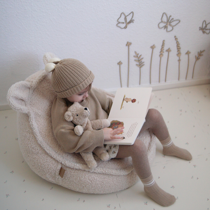 Children’s Chair Bearly Bear Bean Bag – Soft Teddy Edition
