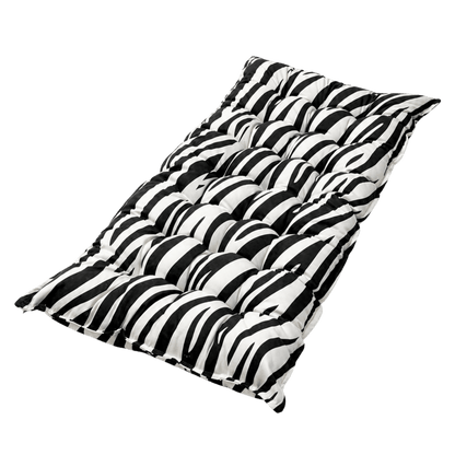 Gestepptes Bodenkissen Zebra im Kinderzimmer