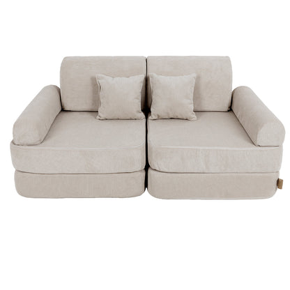 Mini Max Corduroy Play Sofa Premium – Slim Cord Edition