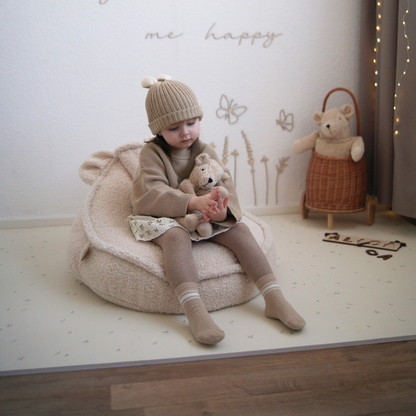 Children’s Chair Bearly Bear Bean Bag – Soft Teddy Edition