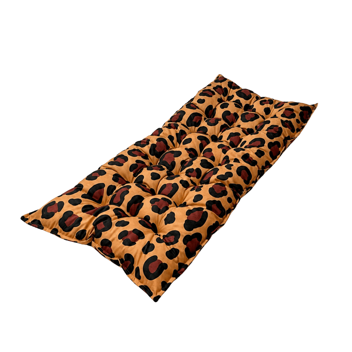 Spielmatte Leopard aus weichem Stoff im Detail