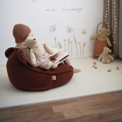 Children’s Chair Bearly Bear Bean Bag – Soft Teddy Edition