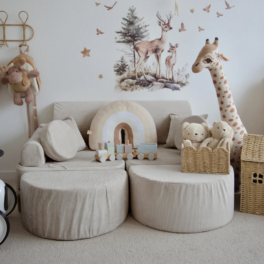 Mini Max Corduroy Play Sofa Premium – Slim Cord Edition