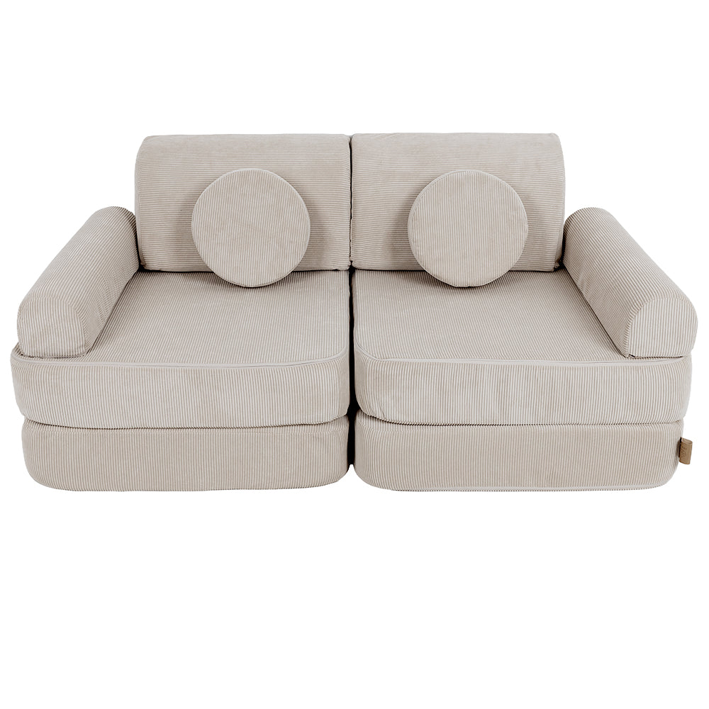 Mini Max Corduroy Play Sofa Premium – Slim Cord Edition