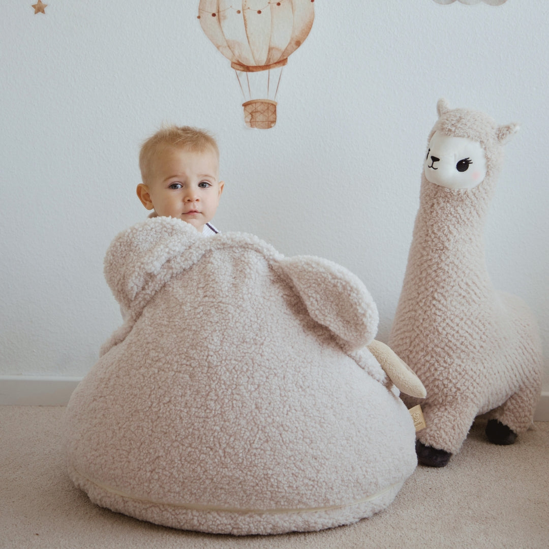 Children’s Chair Bearly Bear Bean Bag – Soft Teddy Edition