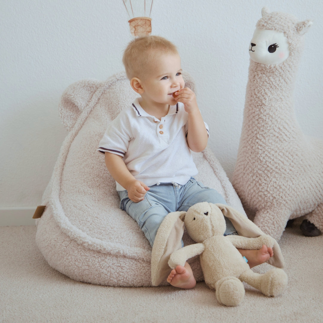 Children’s Chair Bearly Bear Bean Bag – Soft Teddy Edition