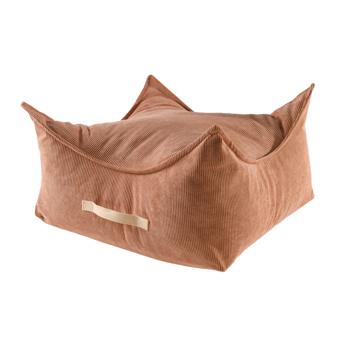 Seat pouf for children Square Premium Cord - Slim Cord Edition