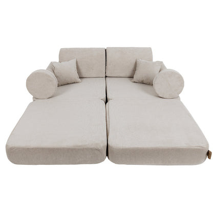 Mini Max Corduroy Play Sofa Premium – Slim Cord Edition