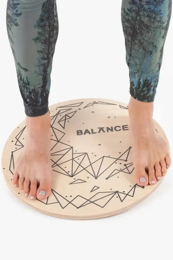Rundes Balance Board zum Balancieren und für Yogaübungen