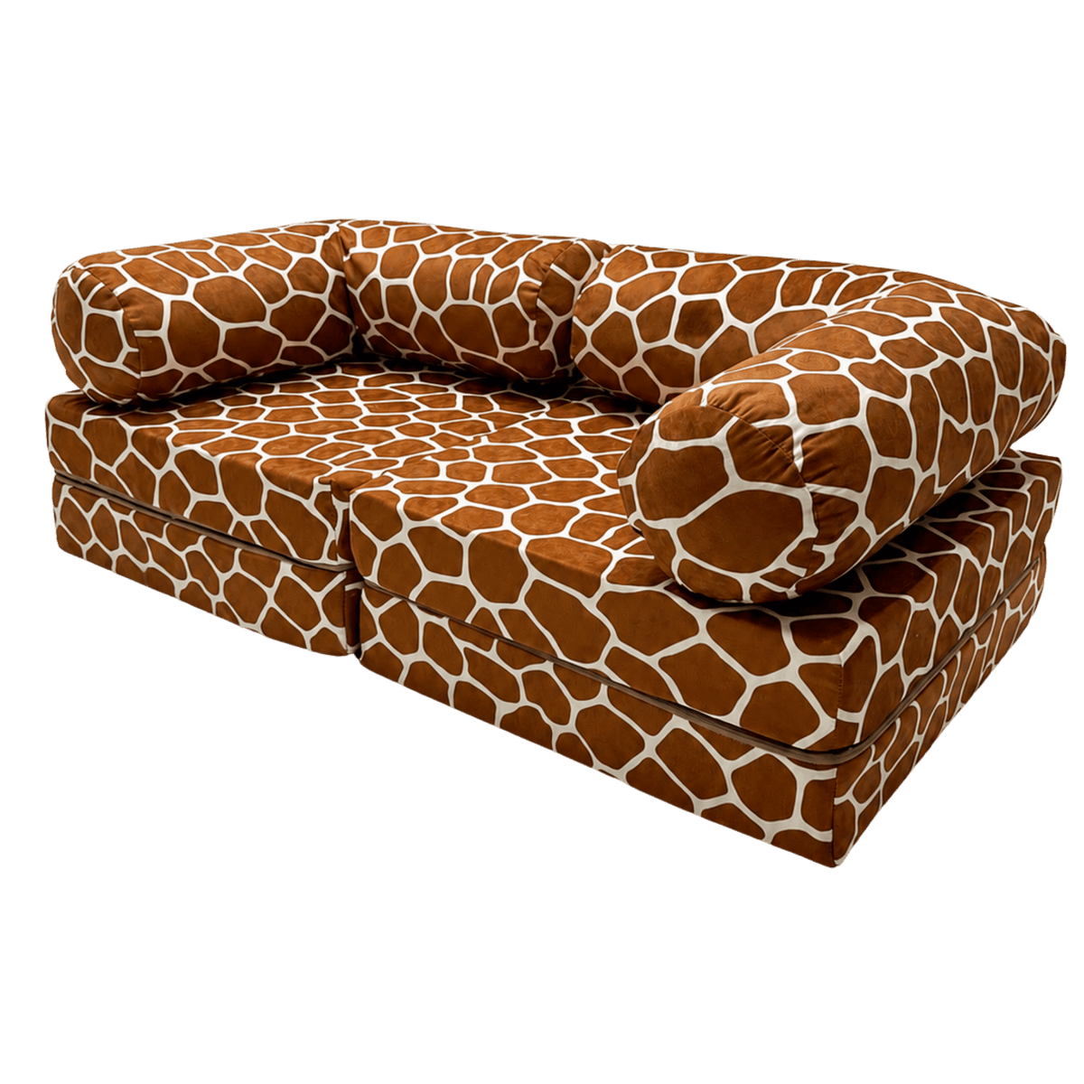 Modulares Kindersofa Giraffe – als Sofa aufgebaut