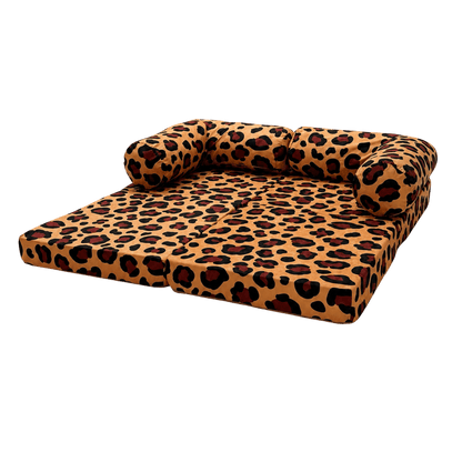 Kindersofa Leopard – Kuschel- und Leseecke im Kinderzimmer