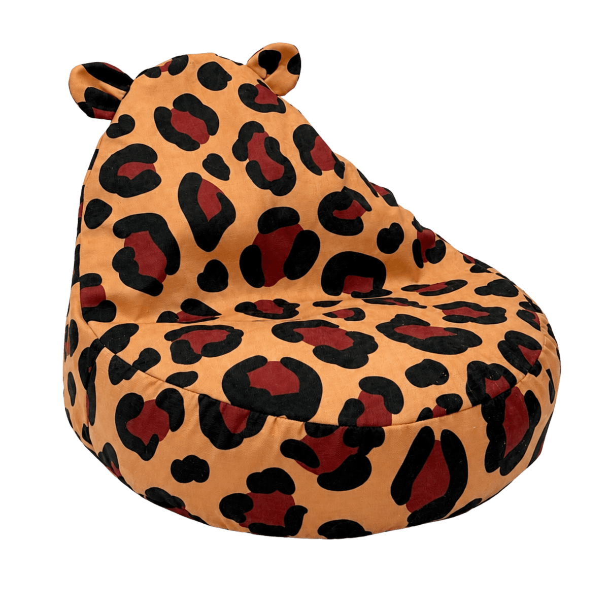 Bean Bag Sitzsack klassisch im Leoparden-Muster aus Chenille von Bees&Blooms
