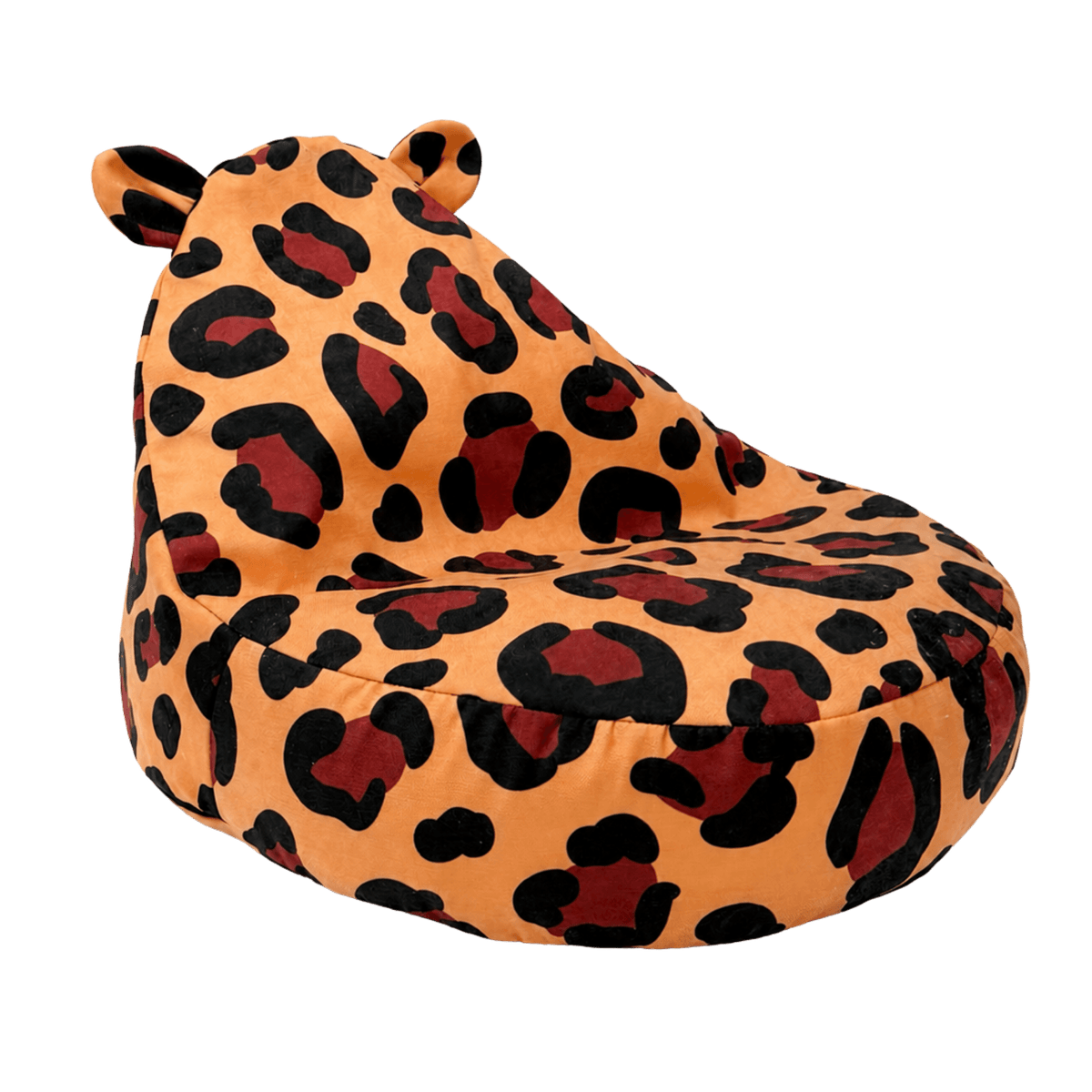 Bean Bag Sitzsack Leopard aus weichem Chenille