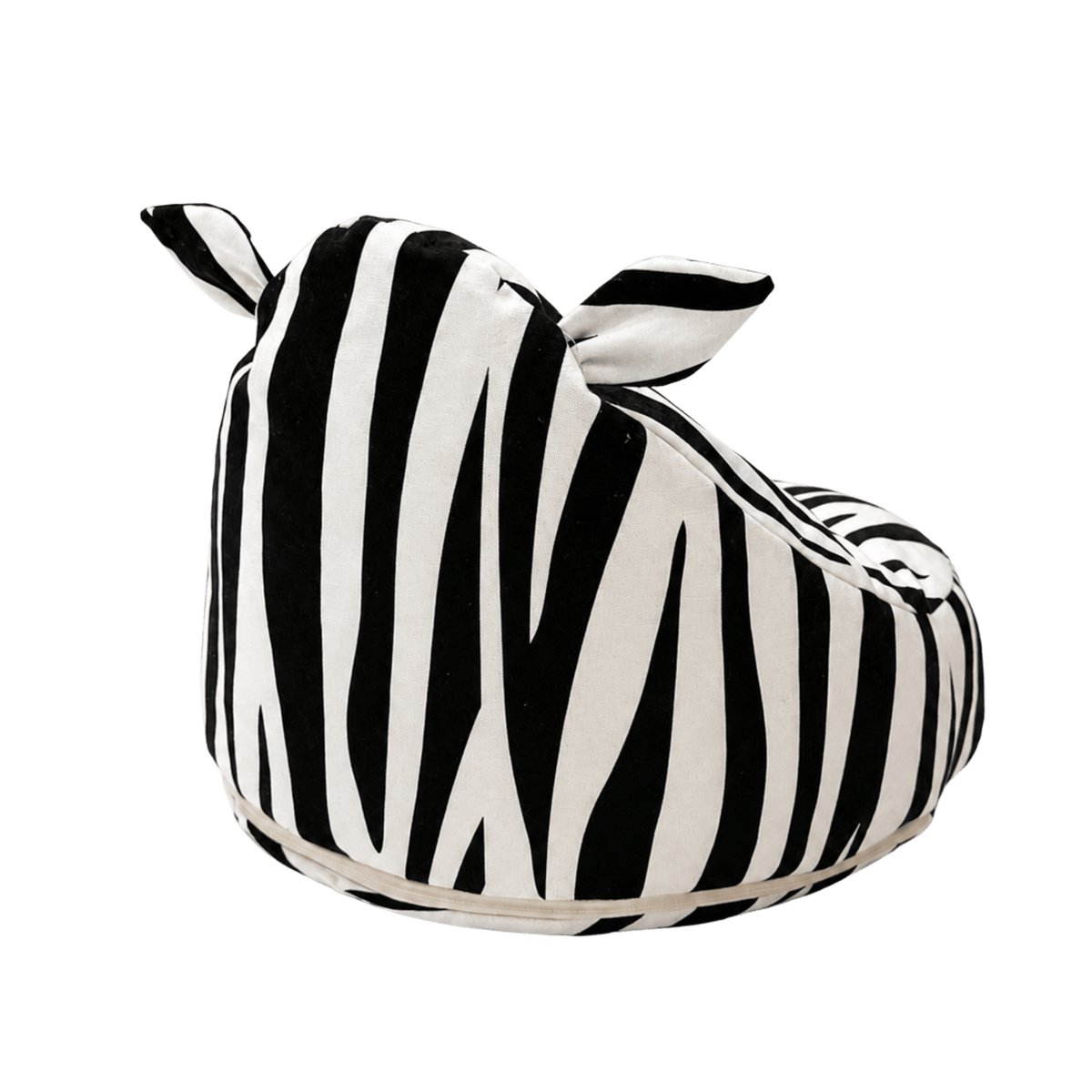 Bean Bag Sitzsack Zebra aus weichem Chenille