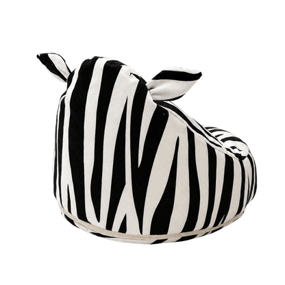 Bean Bag Sitzsack Zebra aus weichem Chenille