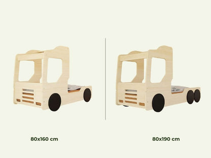 Holz Kinderbett TRUCKER für kleine Trucker-Fans
