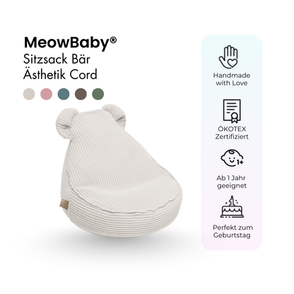 Children’s Armchair, Teddy Corduroy Aesthetic – Classic Corduroy Edition