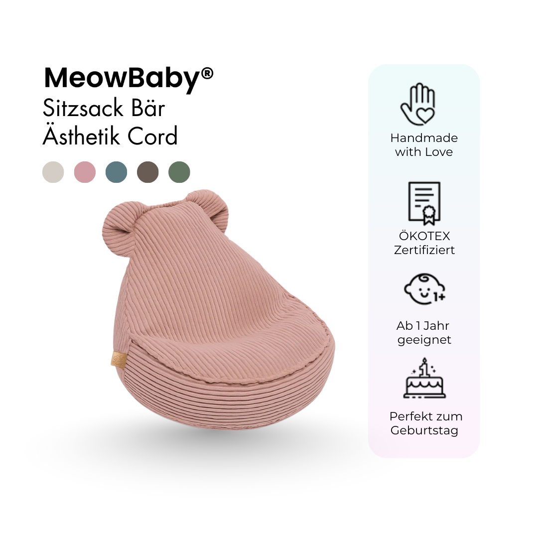 Children’s Armchair, Teddy Corduroy Aesthetic – Classic Corduroy Edition