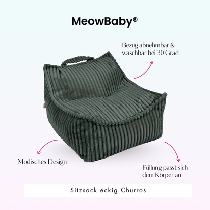 Children's square Churros bean bag
