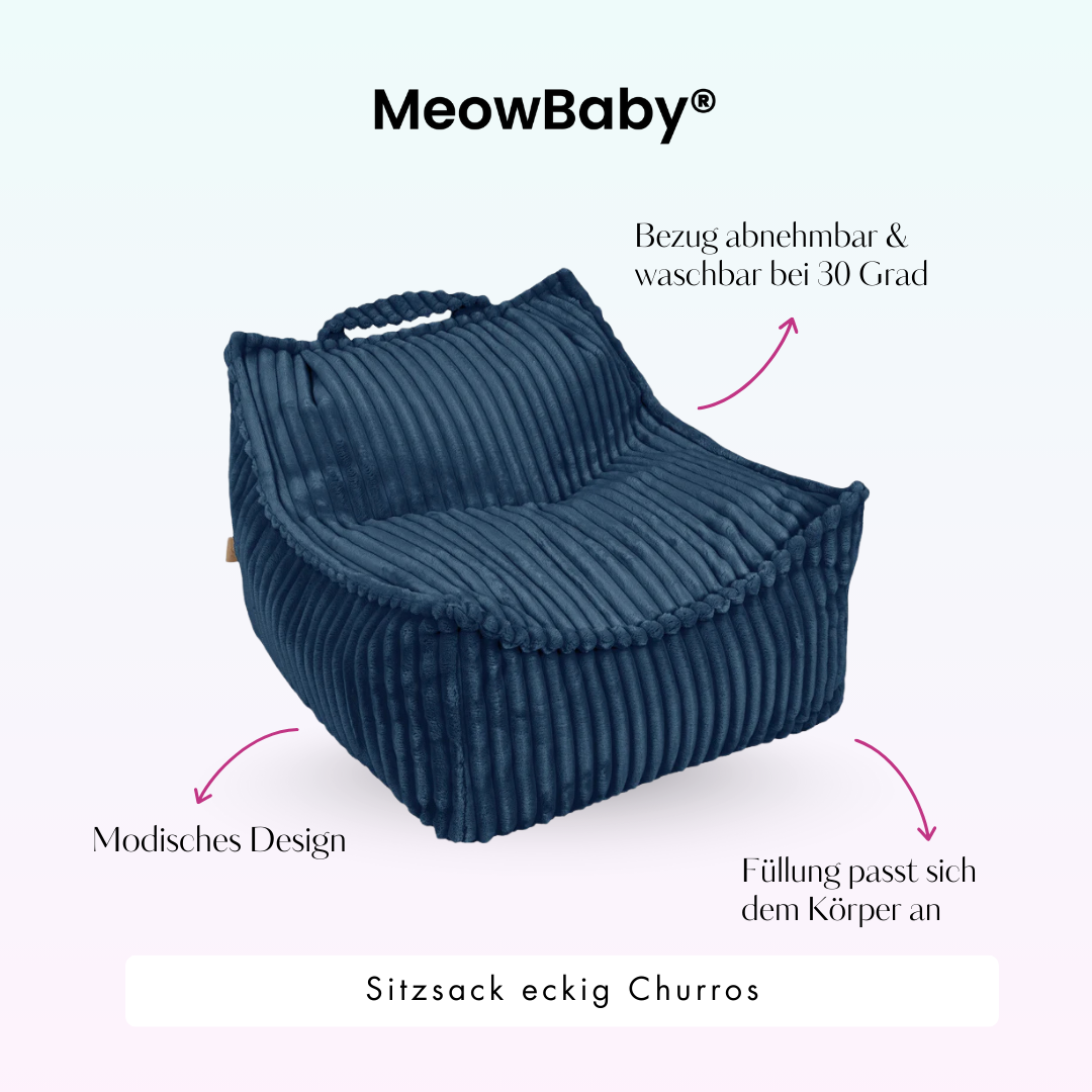 Children's square Churros bean bag