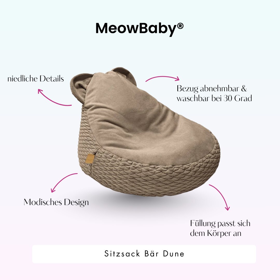 Dune Children's Armchair Bear Bean Bag
