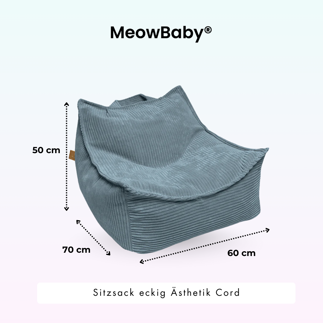 Children’s Armchair Aesthetic Corduroy Square – Classic Corduroy Edition