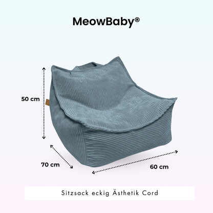 Children’s Armchair Aesthetic Corduroy Square – Classic Corduroy Edition