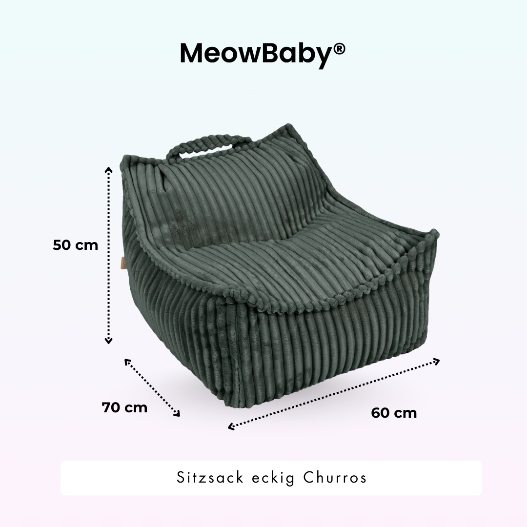 Children's square Churros bean bag