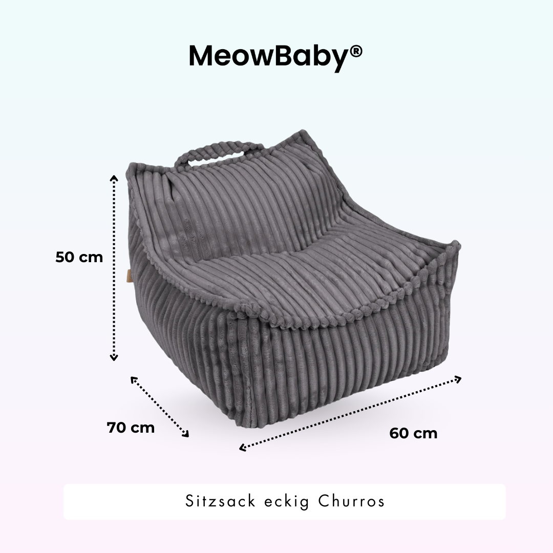 Children's square Churros bean bag