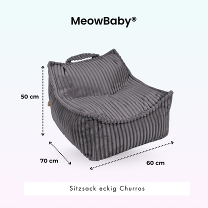 Children's square Churros bean bag